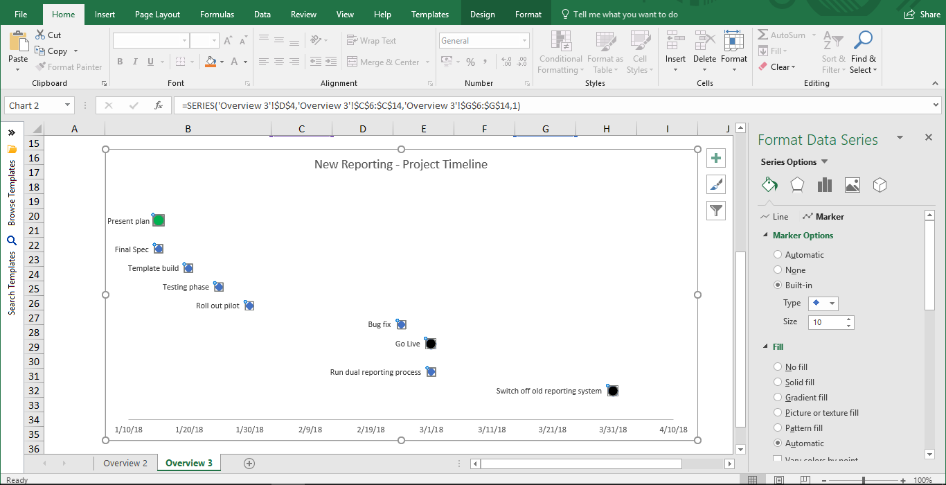how to use dates in excel for mac for every datapoint