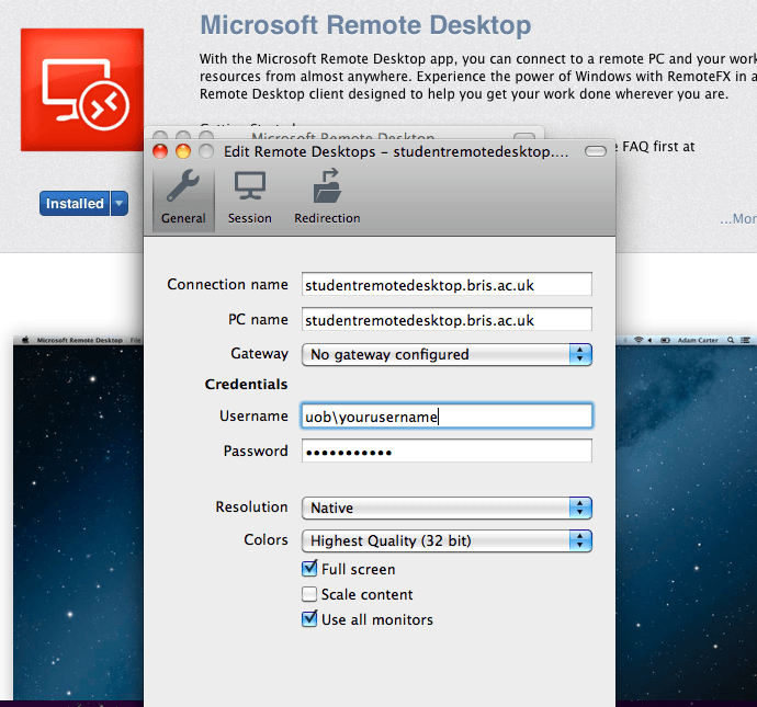 how to setup my windows remote desktop free download for mac